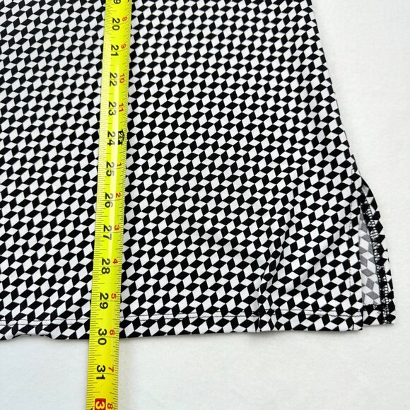 Michael Kors Womens Pullover Stretch Geometric Grommet V-Neck Long Sleeve Top XL - Picture 9 of 10